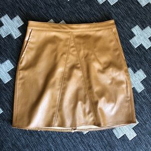 Faux Leather skirt